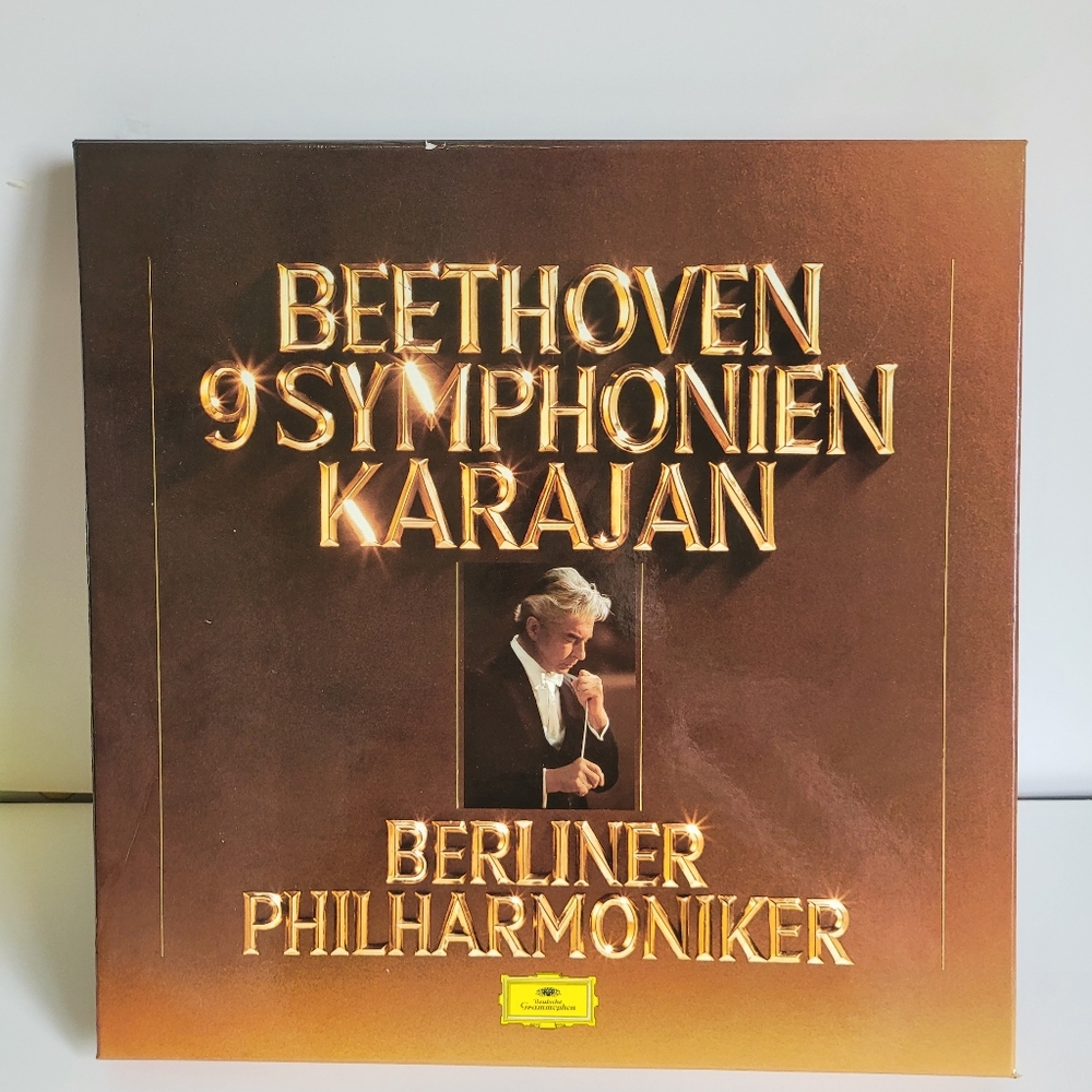 Beethoven 9 symphonien karajan, berlines philarmoniker vinyle collectible